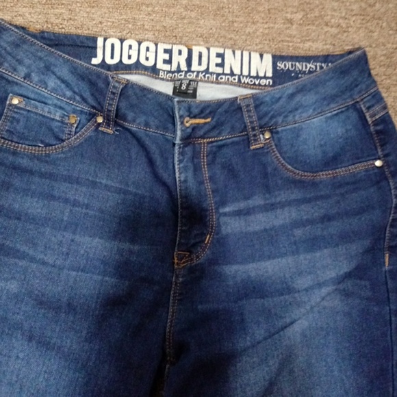 JOGGER DENIM SOUND/STYLE JEANS - Picture 1 of 3